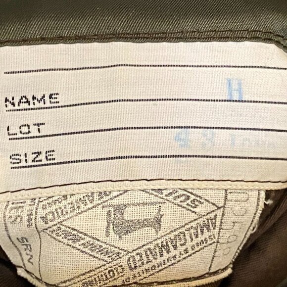 Hickey Freeman Mens Sports Coat Jacket Size 43 Long Houndstooth Brown Wool FLAWS - Picture 5 of 13